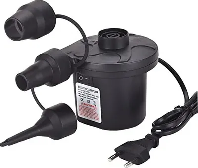 Produktbild von Elektrische Luftpumpenmatratze, 2 in 1 aufblasbare Deflation, Matratze 3 Düsen Matratzen, Pool, Schwimmring