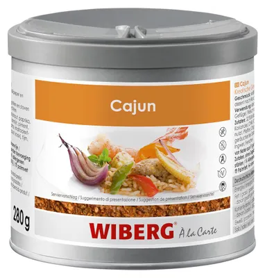 Obrázek produktu pro Wiberg Cajun Creole kořenící přípravek silná směs 280g