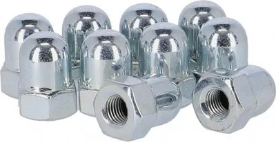 Produktbild von Fix Nippel Hutmutter VR, FG 7,9 mm, 6-kant, silber, 10er Pack  Hochwertige, ...
