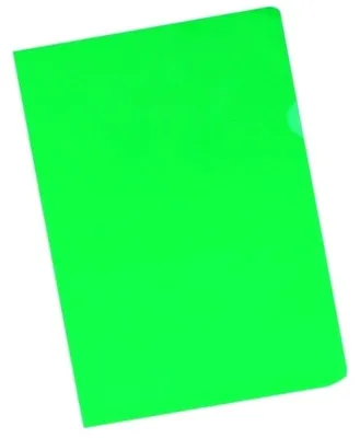 Produktbild von proOFFICE Sichthülle DIN A4 PP Folie genarbt grün