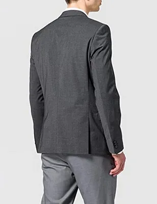 Produktbild von Hugo Boss Sakko Artim204X Grau extra schlanke Passform superflexibler Schurwoll-Stoff Einreiher