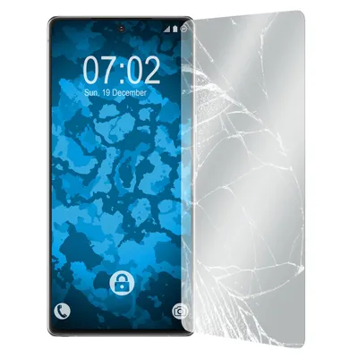 Produktbild von 1er-Pack PhoneNatic Glas-Folie klar kompatibel mit Samsung Galaxy Note 20 - Panzerglas für Galaxy Note 20
