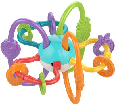 Produktbild von WOOPIE BABY SENSORISCHES SPIELZEUG: RASSEL UND BEISSRING 2-in-1