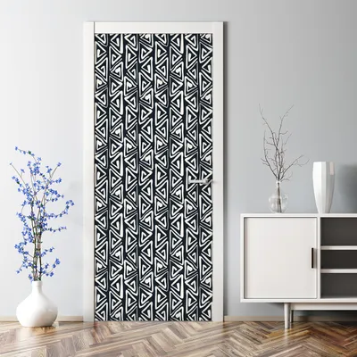 Produktbild von Dekorative Türdekoration selbstklebend Klebefolie Tür Tattoo Aufkleber Garten Blumen 70 x 200 cm