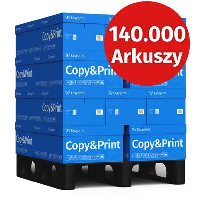 Zdjęcie produktu dla Easyprint Papier do drukarek Papier do kopiowania 140000 arkuszy 280 x 500 A4 Biały papier Premium z certyfikatem CIE 160 PEFC