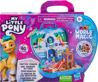 Zdjęcie produktu dla Zestaw do zabawy My Little Pony w walizce Magic Critter Corner, tyłek