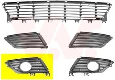 Produktbild von VAN WEZEL Lüftungsgitter Grill Stoßfänger für OPEL Corsa C Schrägheck (X01)