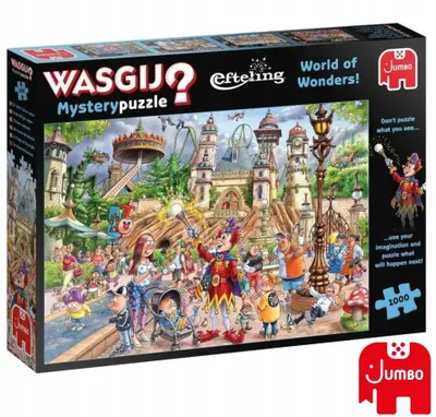 Produktbild von Jumbo Wasgij Mystery Puzzle Magiczny Park 1000 Teile