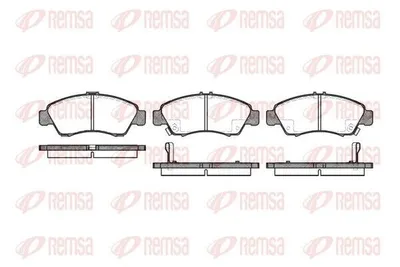 Produktbild von REMSA 0419.02 Bremsbeläge Satz Vorne Bremsklötze für HONDA Jazz II Schrägheck (GD, GE3, GE2) Jazz III Schrägheck (GE, GG, GP, ZA) CIVIC VI Hatchback