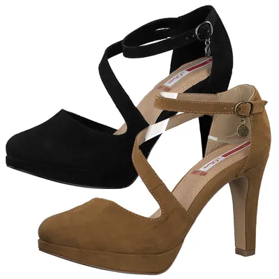 Produktbild von s.Oliver Damen Pumps High-Heels Riemchenpumps 5-24420-35, Größe:39 EU, Farbe:Braun