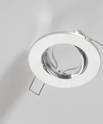 Produktbild von Deckeneinbaurahmen schwenkbar Chrom 525CH Ø 70mm