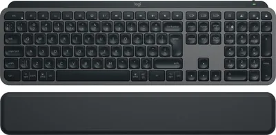 Produktbild von Logitech Master MX Keys S, Kabellos, Bluetooth, Scherenschalter, QWERTY, LED, Graphit