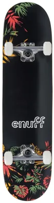 Image de Skateboard fleuri Enuff Orange 7,75