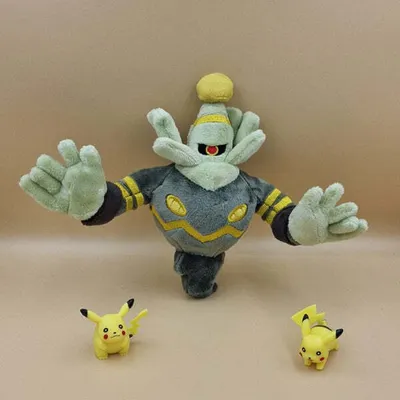 Produktbild von Pokemon Zwirrfinst Kuscheltier - 16 cm Plüschtier Dusknoir