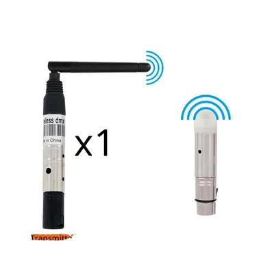 Zdjęcie produktu dla Bezprzewodowy odbiornik nadajnika DMX512, odległość komunikacji 300 m, moc 20 dBm, odbiornik nadajnika, wtyczka EU