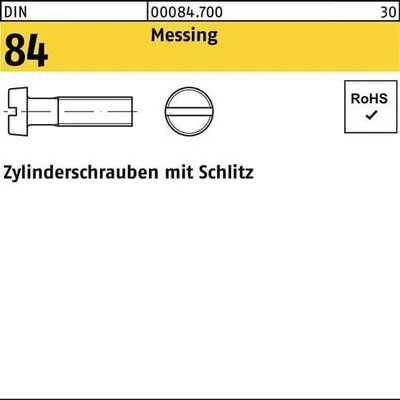 Produktbild von Reyher  84 MS Zylinderschraube 3x40 mit Schlitz (200 Stück)