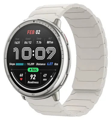 Immagine prodotto di Solidchoice - Bracciale in silicone magnetico doppio, compatibile con Amazfit