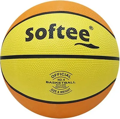 Produktbild von Softee Nylon Basketballball Gelb 4 Gelb 4