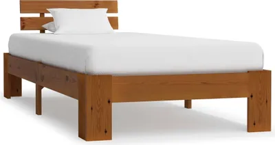 Obrázok produktu pre Posteľný rám, medovo hnedý, borovicový masív 90x200 cm