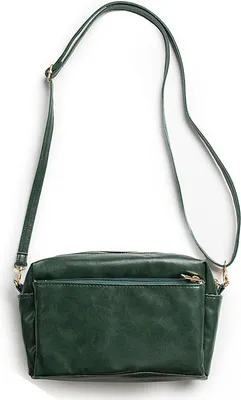 Obrázek produktu pro ASKSA Dámský mobilní telefon přes rameno taška Vegan kůže Crossbody taška přes rameno s kartou Slot nastavitelný odnímatelný ramenní popruh,zelená
