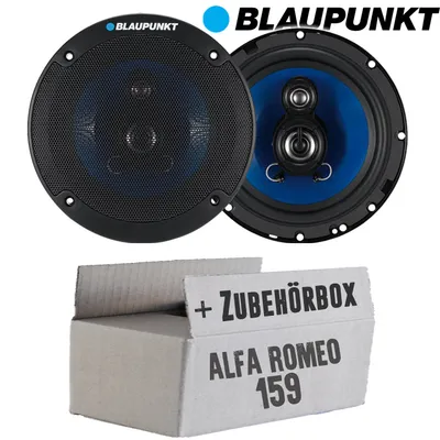 Produktbild von Lautsprecher Boxen Blaupunkt ICx663 - 16,5cm 3-Wege Auto Einbauzubehör - Einbauset passend für Alfa Romeo 159 - justSOUND