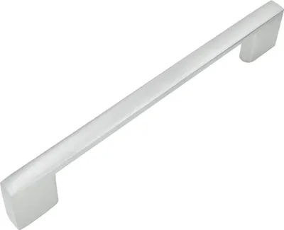 Zdjęcie produktu dla Elegancki uchwyt meblowy z matowego aluminium z rozstawem otworów 128 mm - idealny do mebli kuchennych, komód i szuflad. Model Svelto do stylowych mebli.