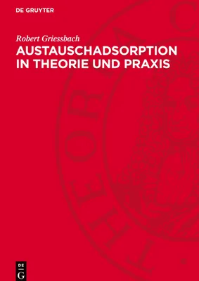 Produktbild von Austauschadsorption in Theorie und Praxis