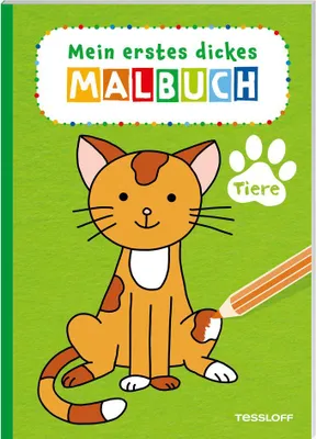 Produktbild von Mein erstes dickes Malbuch. Tiere