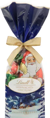 Produktbild von Lindt Weihnachtsmann Geschenkbeutel Mischung, 130g