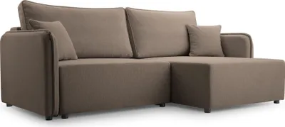 Produktbild von Selsey Kassian - Ecksofa mit Schlaffunktion und Bettkasten, hellbraun, rechts