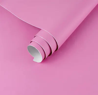 Obrázek produktu pro Samolepicí nástěnná tapeta Samolepicí obklad vinylová 60 cm x 5 m Růžová matná