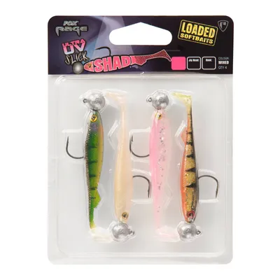 Produktbild von Fox Rage Lure Packs UV Slick Shad Loaded 7cm 5g 1/0