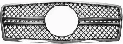 Produktbild von DIEDERICHS 1614240 Kühlergrill Frontgrill passend für MERCEDES-BENZ E-Klasse Limousine (W210) Chrom/Schwarz