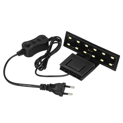 Obrázok produktu pre 5W ultratenké LED akváriové svetlo, veľmi jasné svietiace svetlo s 12 LED diódami pre akváriá
