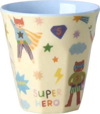 Obrázok produktu pre Rice Melamine Malý pohár  - Super Hero Blue 160 ml
