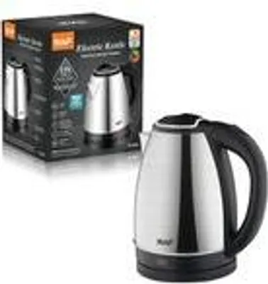 A product box and an electric kettle.