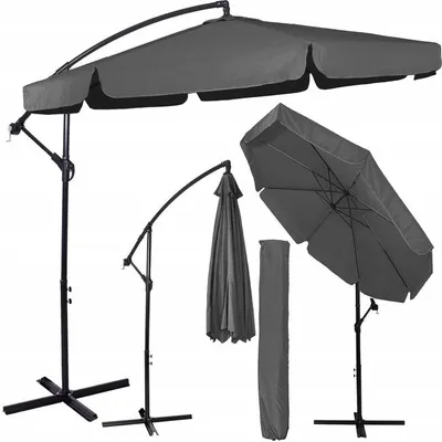 Zdjęcie produktu dla Parasol Ogrodowy 350 Cm Na Wysięgniku + Regulacja Konta Nachylenia
