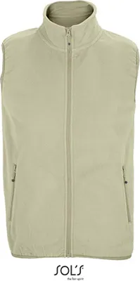 Produktbild von SOLs 03822 | Uni Factor Zipped Fleece Bodywarmer - Farbe: Rope - Größe: XL