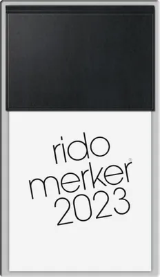 Zdjęcie produktu dla kalendarz biurkowy rido idé "Merker Miradur" 108 x 201 mm 2023 czarny