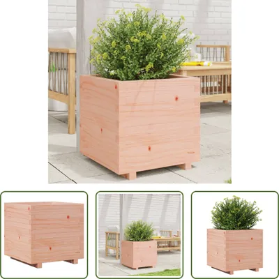 Produktbild von The Living Store Pflanzkübel 50x50x49,5 cm Massivholz Douglasie