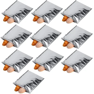 Isolierbeutel 10er-Set, 25x30 cm, wiederverwendbar, thermisch, wasserdicht