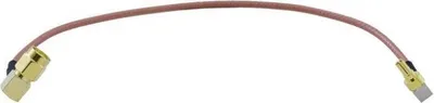 Produktbild von Pigtail CRC9 zu SMA R/A 20 cm RG316 Adapterkabel