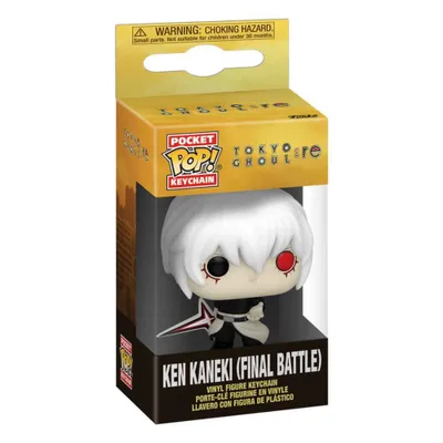 Produktbild von Funko Pocket Tokyo Ghoul Re Ken Kaneki Schlüsselanhänger Durchsichtig  Durchsichtig One Size