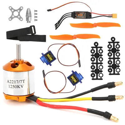 Obrázek produktu pro 2217 KV1250 Motor 8060 Vrtule Řídicí motor 40A XT60 ESC pro RC vrtulník