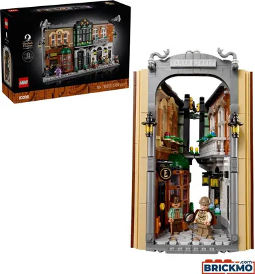 Produktbild von LEGO ICONS Sherlock Holmes: Bücherstütze, Bausatz, 18 Jahr(e), Kunststoff, 1359 Stück(e), 1,59 kg