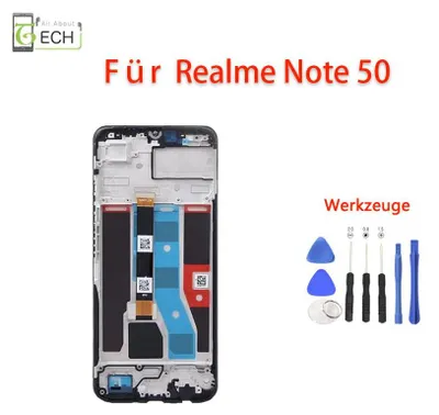 Produktbild von Für OPPO Realme Note 50 RMX3834 LCD Display mit Rahmen Touchscreen Bildschirm