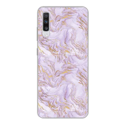 Produktbild von MuchoWow® Handyhülle Schutzhülle Hülle für Samsung Galaxy A70 Abstrakt - Marmor - Gold - Muster Silikon Softcase Handy Hülle - Schutzhaube