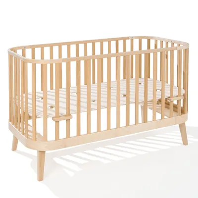 Obrázek produktu pro Dětská postýlka ATB MEBLE 140x70 cm - 2v1 postýlka rozkládací - PRINCIPAL spoluspící dítě - postel dítěte rostoucí - postel pro mladé - dřevo