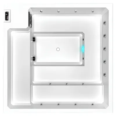 Productafbeelding van Whirlpool Entspannungsbad Spa-Bad Außenwhirlpool Relaxpool 200x200 cm