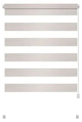 Zdjęcie produktu dla Rolety Podwójne Silk 68X215 Cm Kremowe
